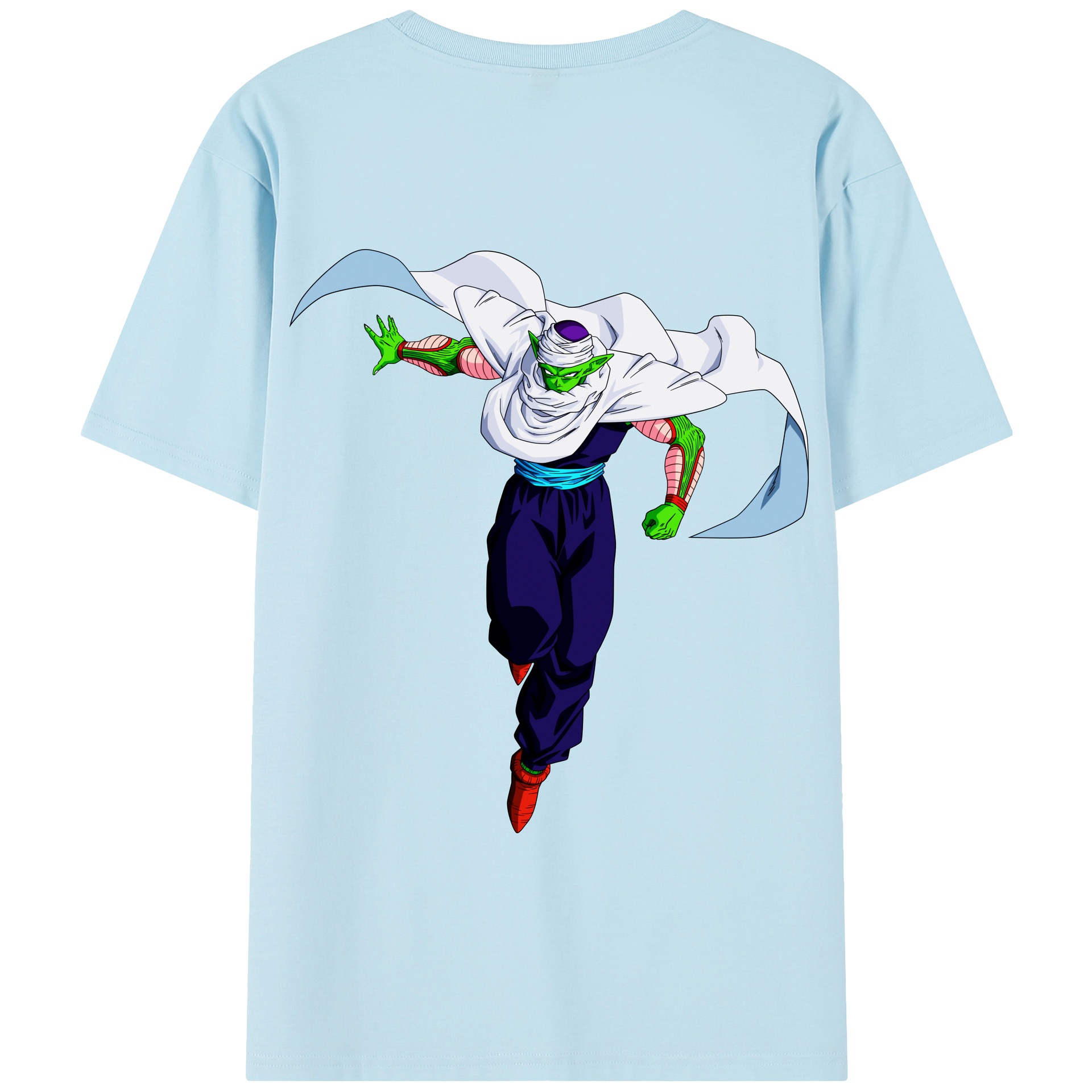 （画像用） ドラゴンボール ピッコロ DRAGON BALL Piccolo 綿100％半袖Tシャツ（背面プリント）